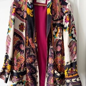 Etro Multicolor Paisley Blazer